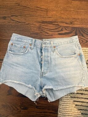 Levi’s High Waist denim shorts